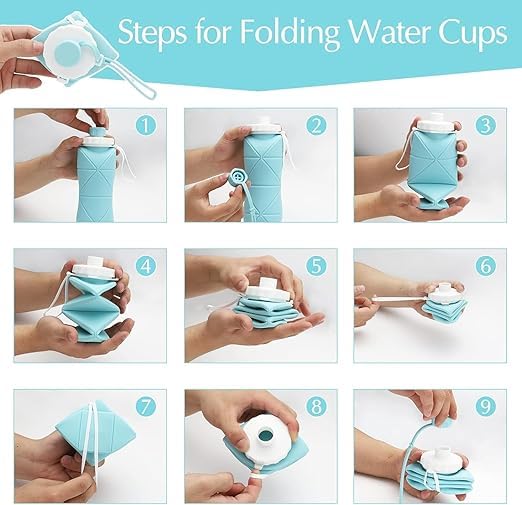 Premium Silicone Folding Water Bottle | ⏰Limited Period Offer⏰