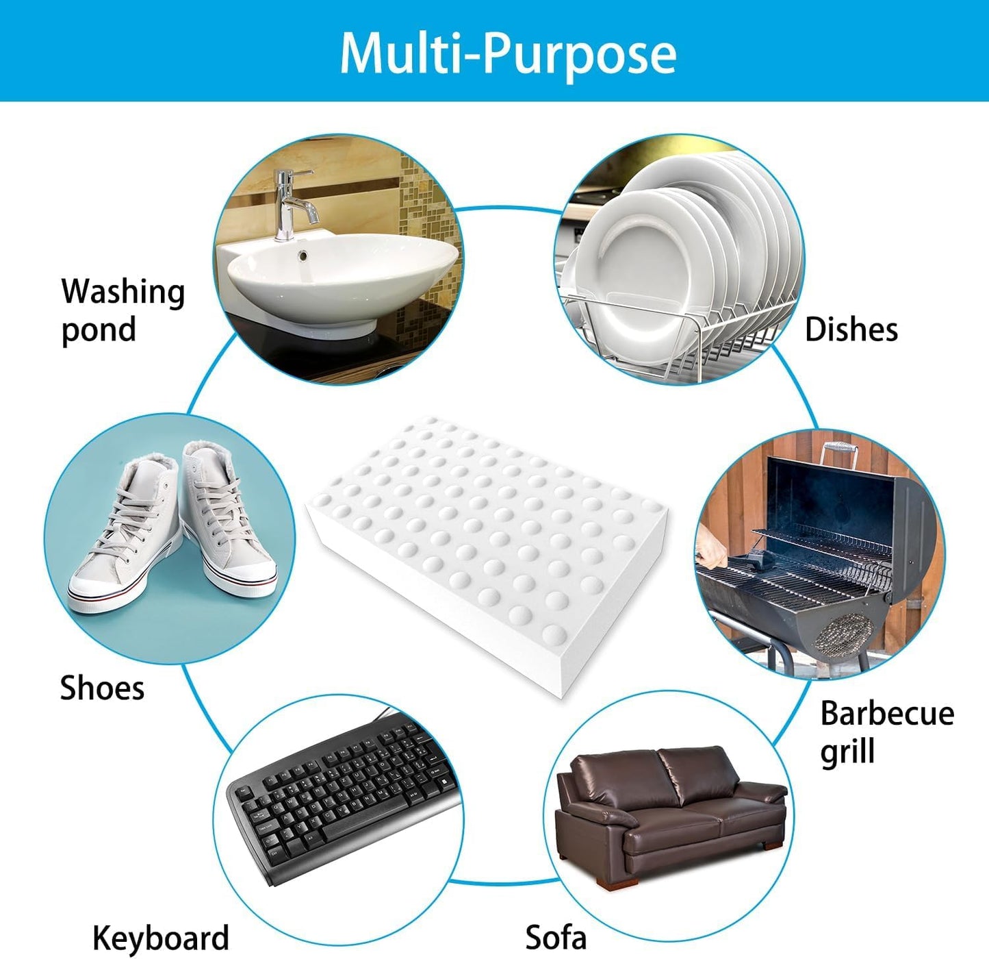 Attrangi Gadgets DotMagic Ultra Cleaning Sponge