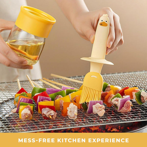 Amazing Oil Dispenser with Silicone Brush | ⏰Limited Period Offer⏰